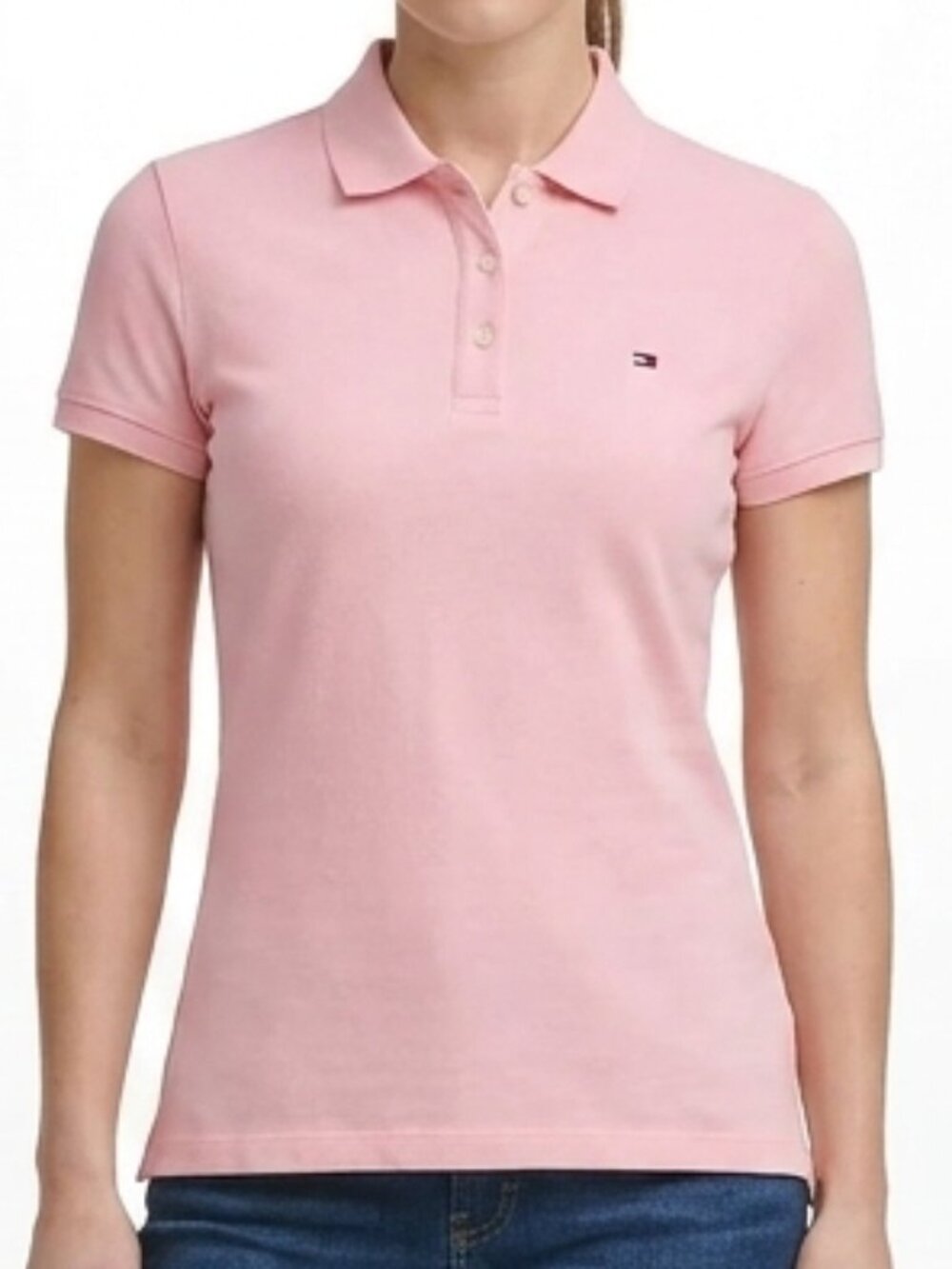 Tommy Hilfiger Pink Slim Fit Polo Shirt NEW- Sz. Med